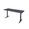 Cain Cain Training Tables, 66 W, 24 L, 29 H, Wood, Metal Top, Grey MTRCT6624GY - alternate 1